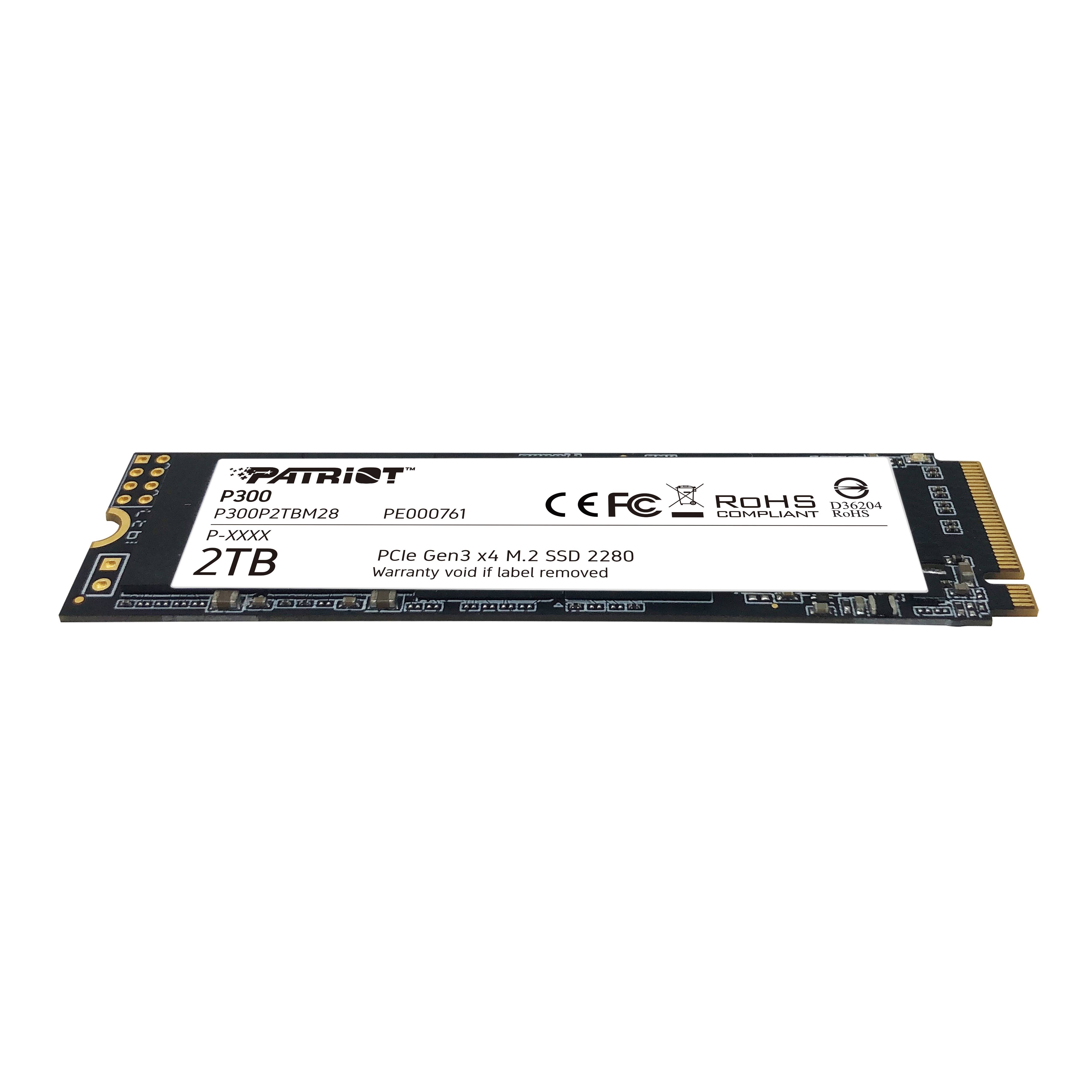 Patriot P300 - 2 TB SSD - intern - M.2 2280 - PCI Express 3.0 x4 (NVMe)