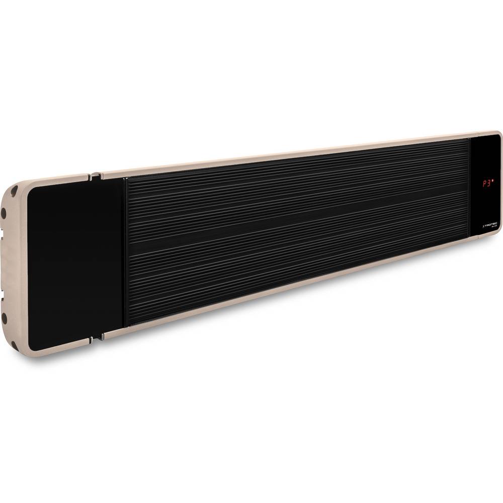 TROTEC Dunkelheizstrahler IRD 1200 mit 1.200 W Heizleistung Infrarot-Fernbedienung Sprtizwassergeschützt