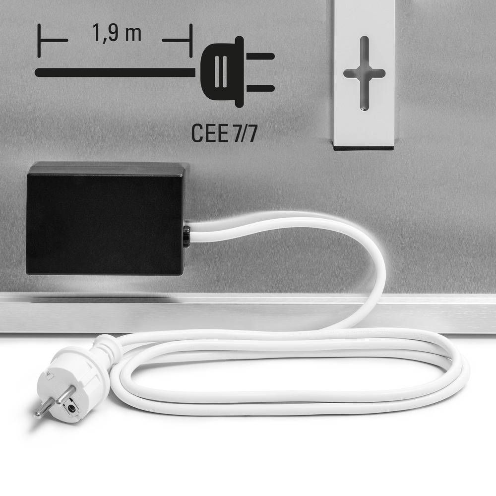 TROTEC Infrarot Wandheizung TIH 1100 S – Heizleistung 1100 W – Elektro Heizkörper, 1205 x 905 mm, IP54