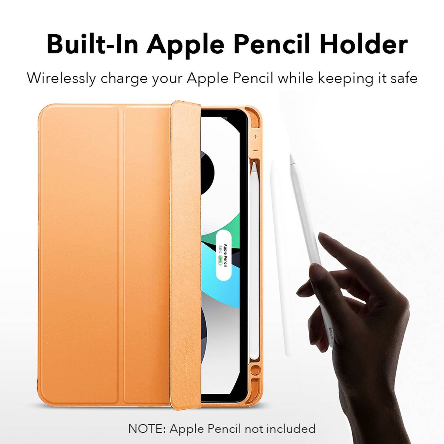 ESR Tablet Hülle Tasche für iPad Air 4 10,9" ( 2020 ) Etui Faltbar Smart Sleep Funktion Schutzhülle Papaya
