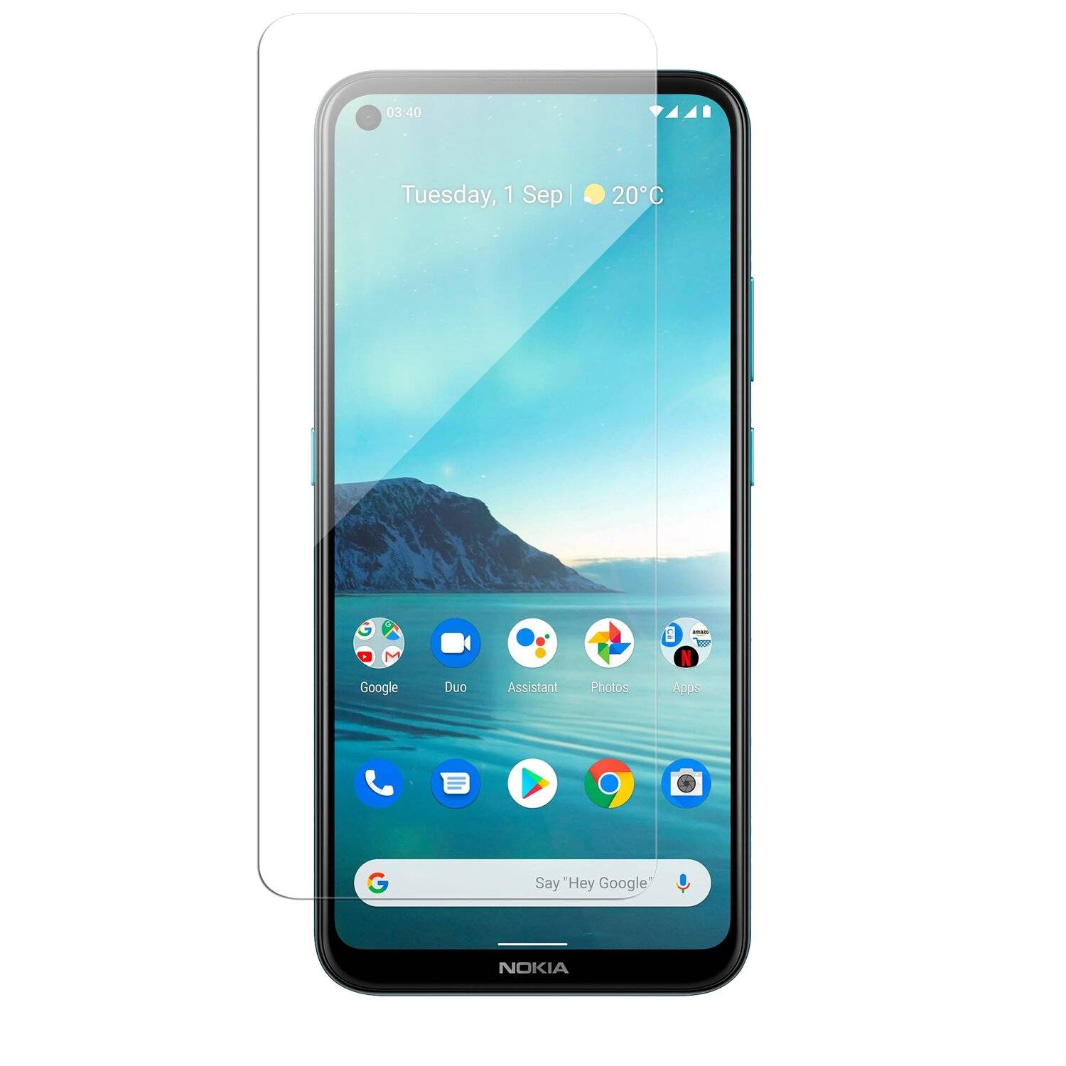 cofi1453 3X Schutz Schutz Glas 9H Tempered Glass Display Schutz Folie Display Glas Screen Protector für Nokia 3.4
