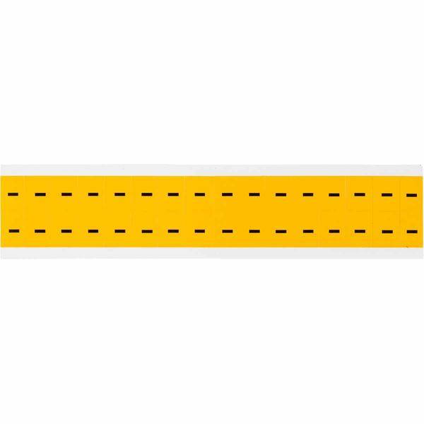 Brady, 1520-DSH, B-946, Vinyl, Beschriftung: - (Bindestrich), Schwarz auf Gelb, 14 x 19mm, Schrifthöhe 15mm(25 K. á 32 E.)