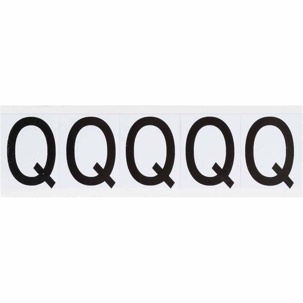 Brady, 9714-Q, B-946, Vinyl, Schwarz auf Weiß, Beschriftung: Q, 46 x 57mm, Schrifthöhe 49mm(25 K. á 5 E.)