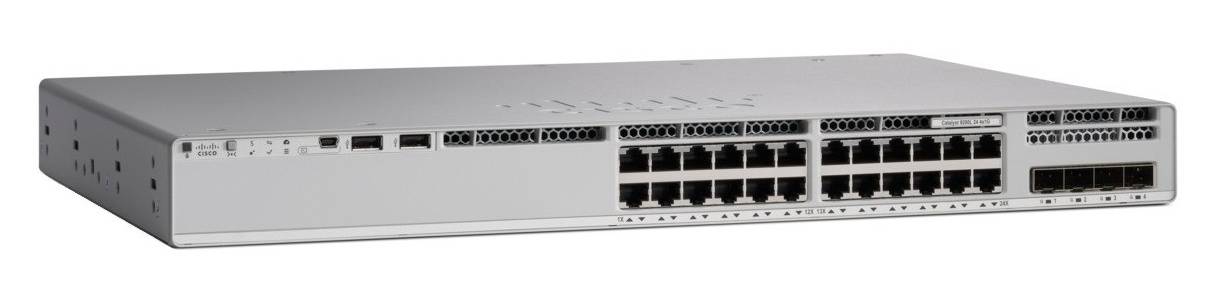 Cisco Catalyst 9200L - Network Essentials - Switch - L3 - managed - 8 x 100/1000/2.5G/5G/10GBase-T + 16 x 10/100/1000 (P