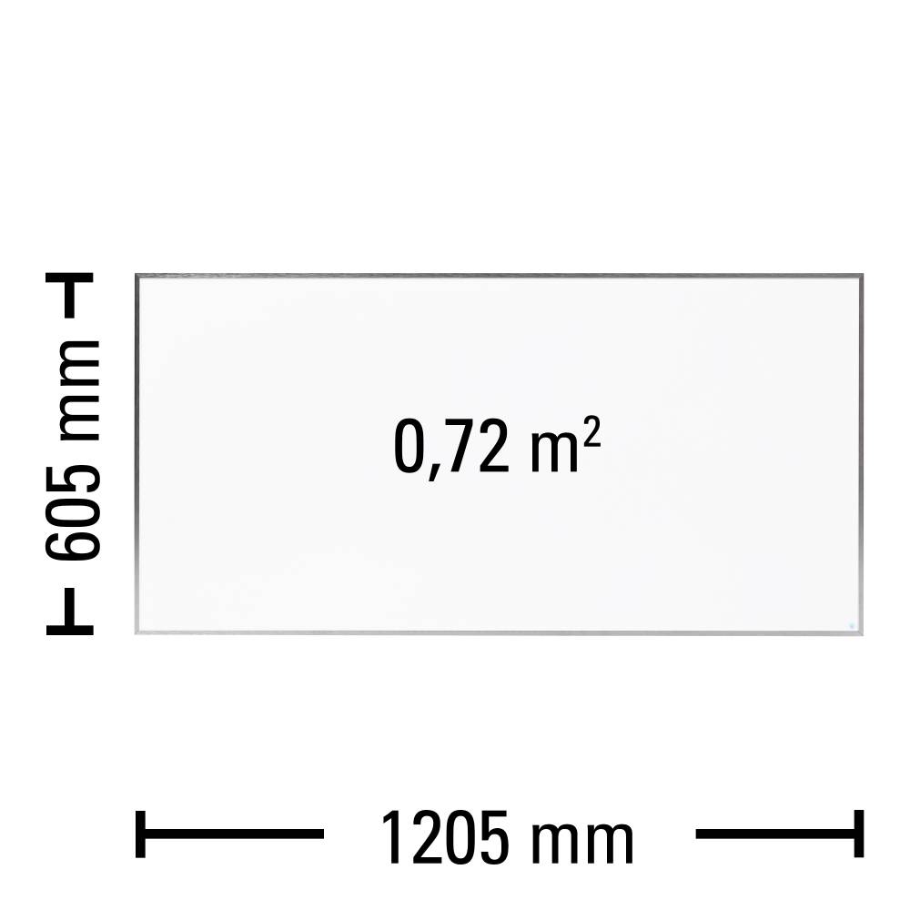 TROTEC Infrarot-Heizplatte / Infrarotheizung TIH 700 S Heizpaneel mit 700 W Heizleistung