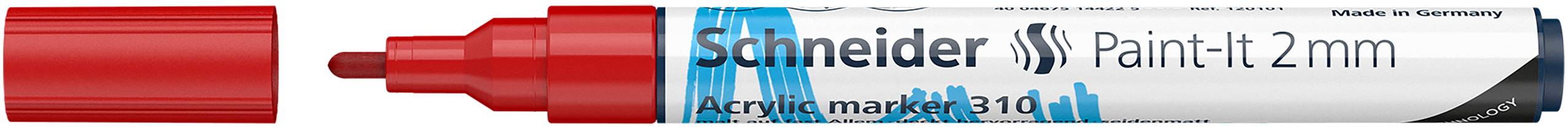 Acrylmarker Paint-It 310 2mm rot