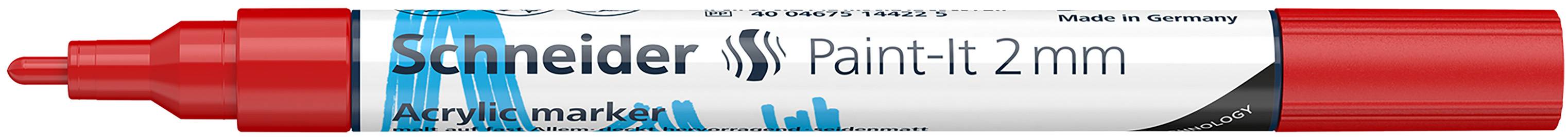 Acrylmarker Paint-It 310 2mm rot
