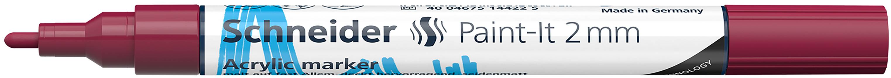 Acrylmarker Paint-It 310 2mm burgund-rot