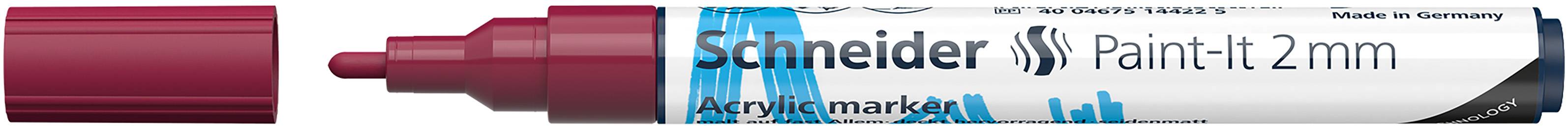 Acrylmarker Paint-It 310 2mm burgund-rot