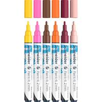 Schneider Schreibgeräte Paint-It - 6 Stück(e) - Beige - Bordeaux - Braun - Orange - Pink - Gelb - Rundspitze - Beige - Bordeaux - Braun - Orange -