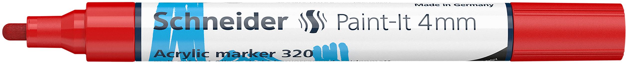 Acrylmarker Paint-It 320 4mm rot