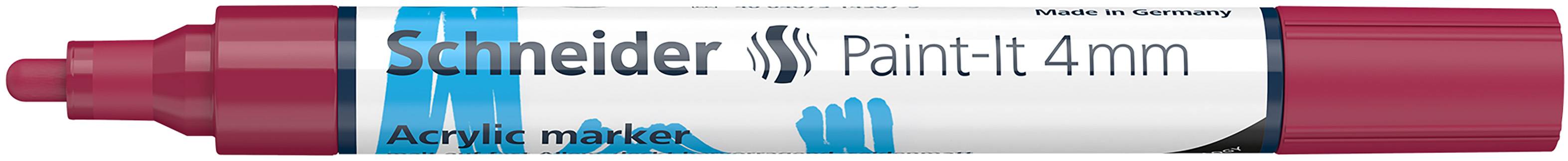 Acrylmarker Paint-It 320 4mm burgund-rot