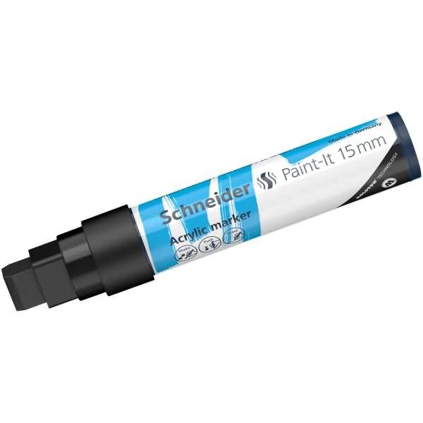 Acrylmarker Paint-It 330 15mm schwarz