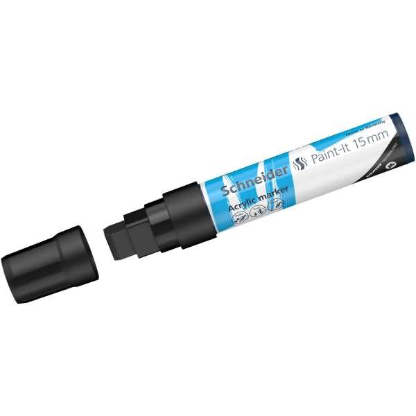 Acrylmarker Paint-It 330 15mm schwarz
