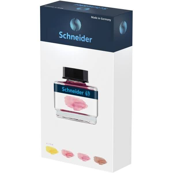 Schreibgeräteset Tintenglas 15 ml / Tintenkonverter VE=5 Stück (5 Farben)
