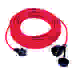 Gummi-Verlängerungskabel H07RN-F 3G1,5 / 230V, 16A, rot, 15,0 m