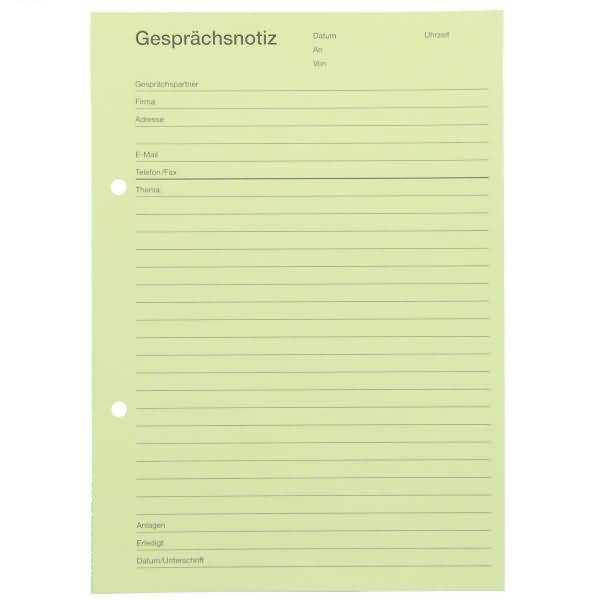 Gesprächsnotiz A5 VE=50 Blatt gelb