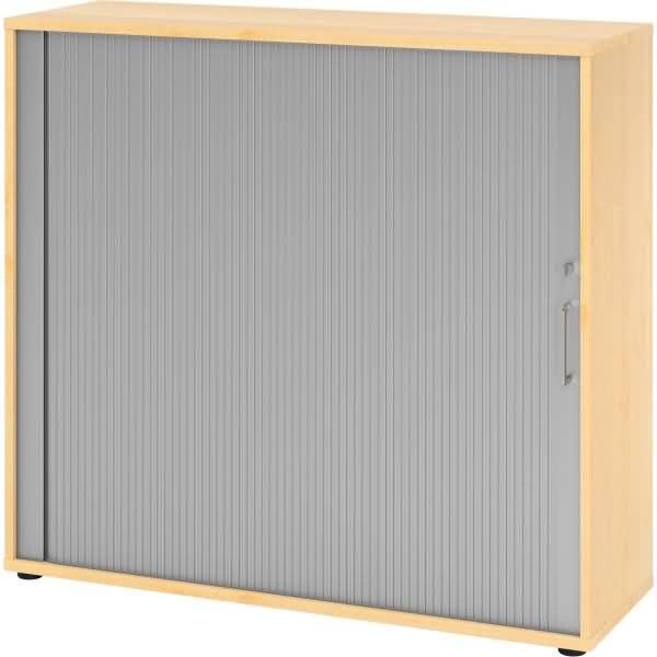 Rollladenschrank 3OH BxTxH 120x40x110cm Griff BS Ahorn/Silber