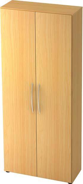 Schrank Basic 5 OH BxTxH 80x33x188cm Griff BM Buche/Buche