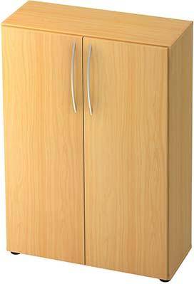Schrank Basic 3OH BxTxH 80x33x114,4cm Griff BM Buche