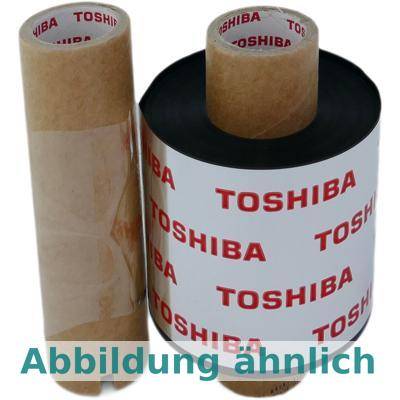 Toshiba Farbband BSA45076SG3F, schwarz, Wachs/Harz, 76mm x 450m, 1 VE = 10 Rollen