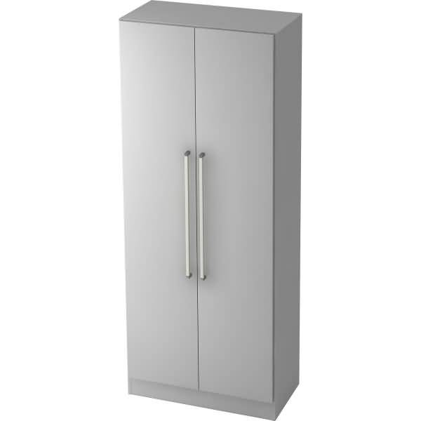 Schrank Solid 5OH BxTxH 80x42x200,4cm Griff CE Grau/Grau