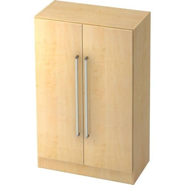 Schrank Solid 3OH BxTxH 80x42x127cm Griff CE Ahorn/Ahorn
