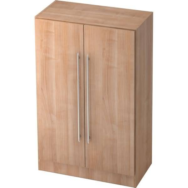 Schrank Solid 3OH BxTxH 80x42x127cm Griff RE Nussbaum/Nussbaum