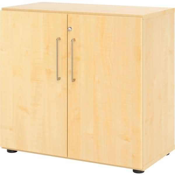 Schrank Serie 9 2OH BxTxH 80x42x74,8cm Griff BS Ahorn