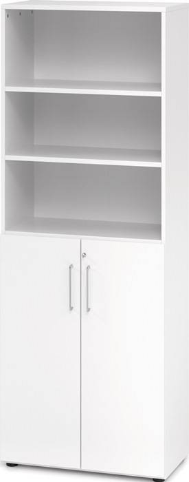 Schrank Teda-Z H2156xB800xT420mm weiß 6 OH 2 Türen zerlegt
