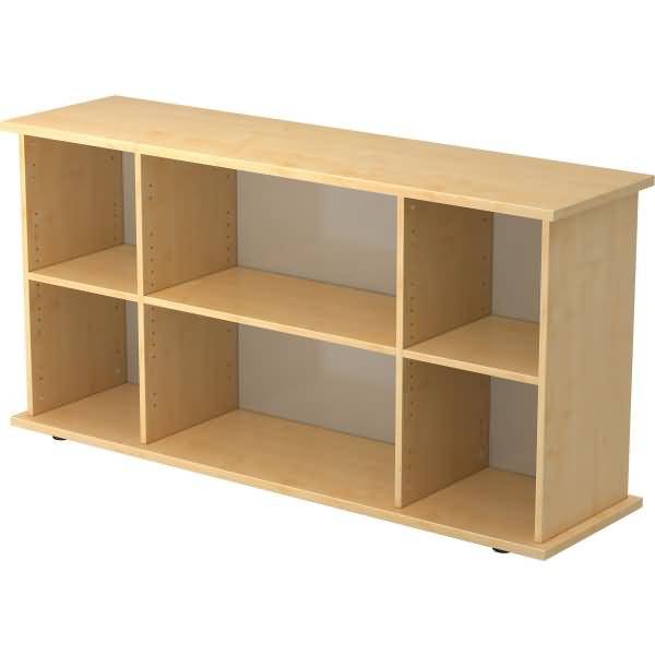 Sideboard SB 2OH offen BxTxH 166,1x44,8x84cm Ahorn