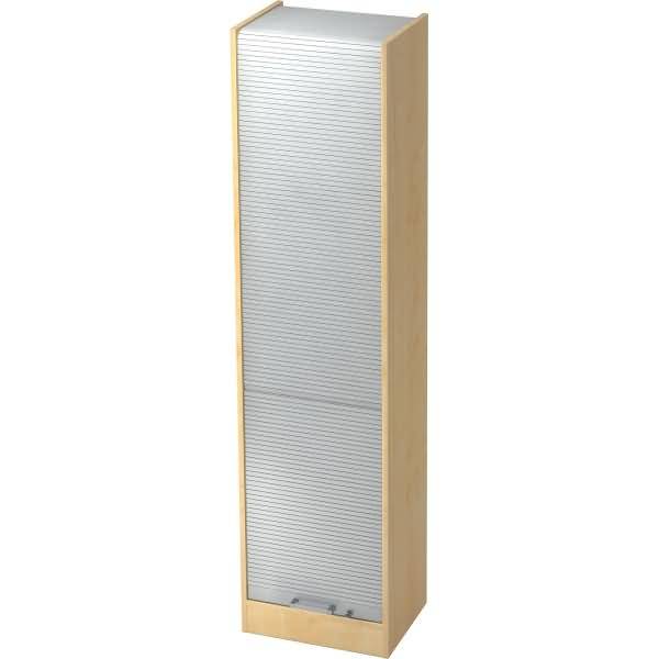 Rollladenschrank Solid 5OH BxTxH 50x40x200,4cm Griff CE Ahorn/Silber