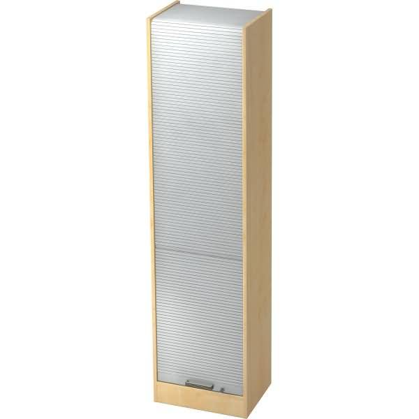 Rollladenschrank Solid 5OH BxTxH 50x40x200,4cm Griff SG Ahorn/Silber