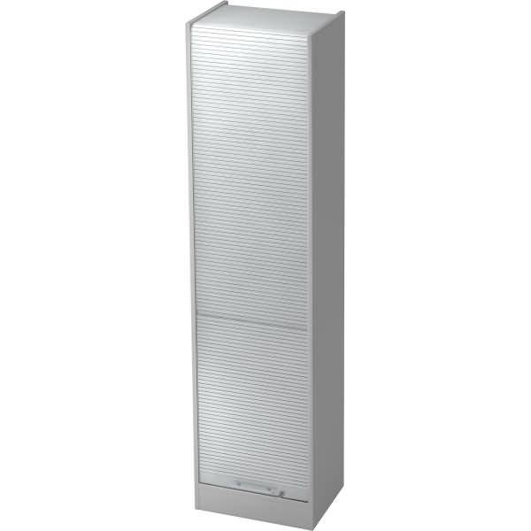Rollladenschrank Solid 5OH BxTxH 50x40x200,4cm Griff RE Grau/Silber