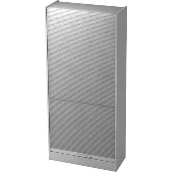 Rollladenschrank Solid 5OH BxTxH 90x40x200,4cm Griff RE Grau/Grau