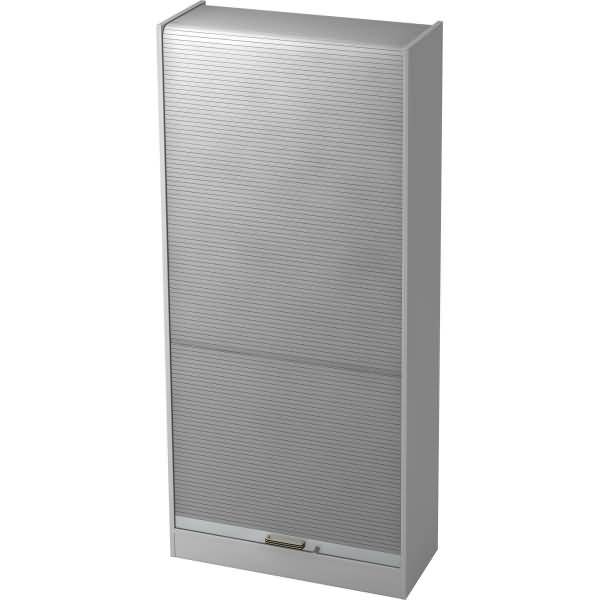 Rollladenschrank Solid 5OH BxTxH 90x40x200,4cm Griff SG Grau/Grau