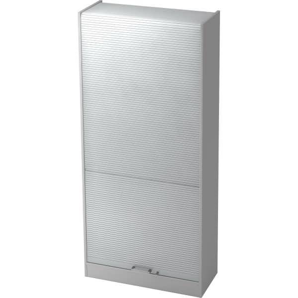 Rollladenschrank Solid 5OH BxTxH 90x40x200,4cm Griff CE Grau/Silber