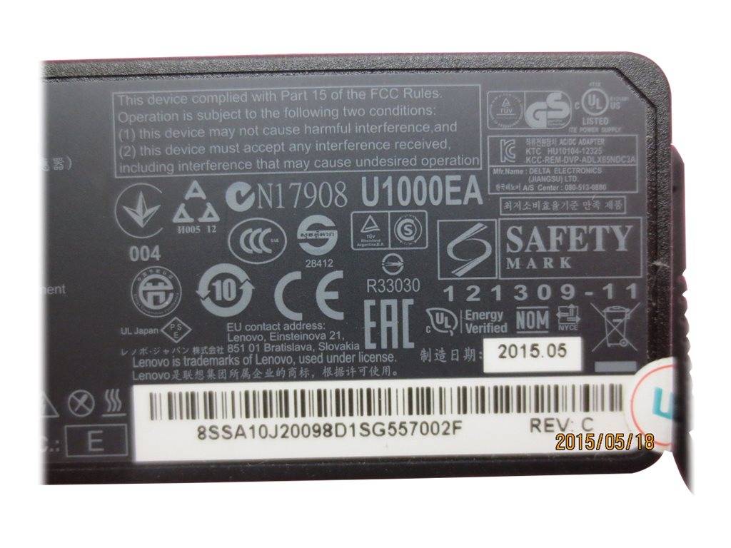 Lenovo - Netzteil - Wechselstrom 100-240 V - 65 Watt