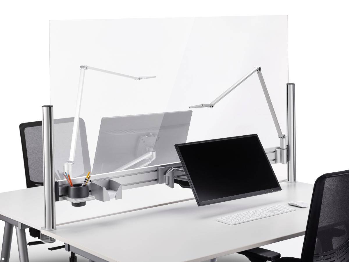 Novus TSS Protect Trennwand Slatwall 160x75 cm (976+1619+000), o. Bef.