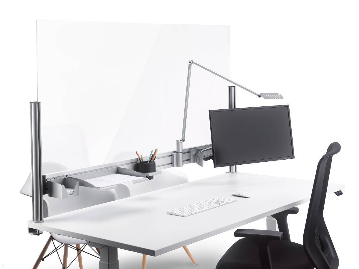 Novus TSS Protect Trennwand Slatwall 160x75 cm (976+1619+000), o. Bef.