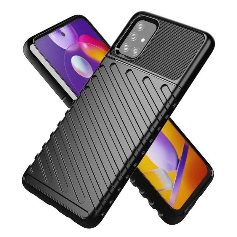 Hybrid Armor Etui SchutzHülle "Thunder" Case Bumper Cover Handyhülle Matt Hülle Robust Rutschfest für Xiaomi Mi 10T