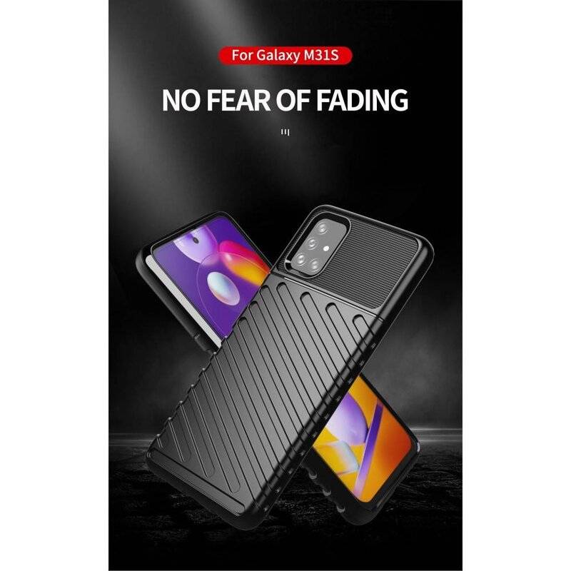 Hybrid Armor Etui SchutzHülle "Thunder" Case Bumper Cover Handyhülle Matt Hülle Robust Rutschfest für Xiaomi Mi 10T