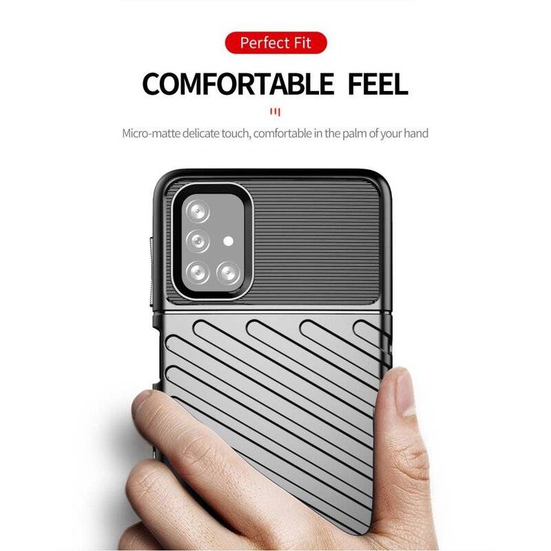 Hybrid Armor Etui SchutzHülle "Thunder" Case Bumper Cover Handyhülle Matt Hülle Robust Rutschfest für Xiaomi Mi 10T