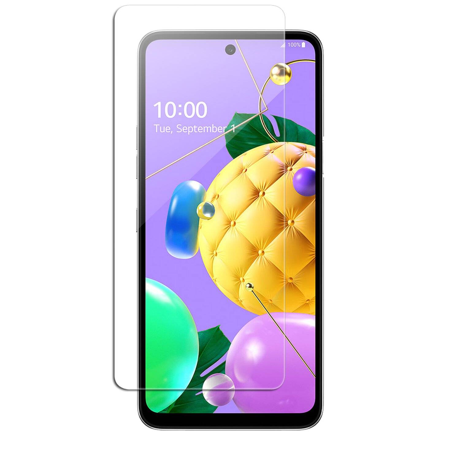 cofi1453® Schutzglas 9H kompatibel mit LG K52 Displayschutzfolie Schutzfolie Passgenau Glas