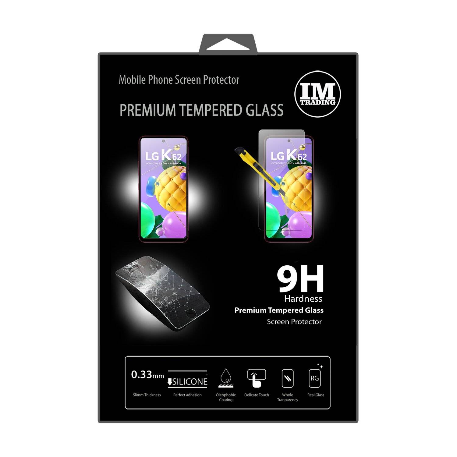 cofi1453® Schutzglas 9H kompatibel mit LG K62 Displayschutzfolie Schutzfolie Passgenau Glas