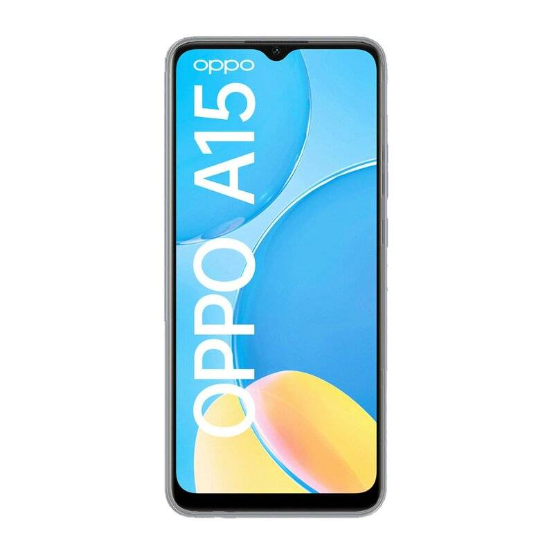 cofi1453® Silikon Hülle Basic kompatibel mit Oppo A15 Case TPU Soft Handy Cover Schutz Transparent