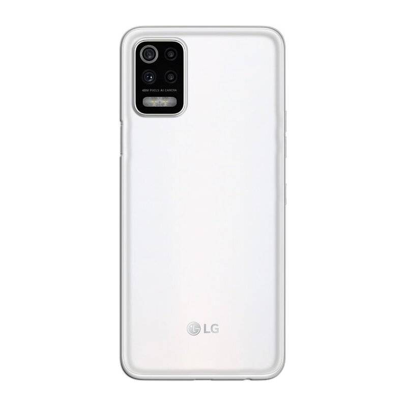 cofi1453® Silikon Hülle Basic kompatibel mit LG K62 Case TPU Soft Handy Cover Schutz Transparent