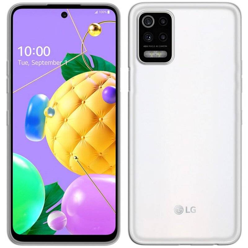 cofi1453® Silikon Hülle Basic kompatibel mit LG K42 Case TPU Soft Handy Cover Schutz Transparent