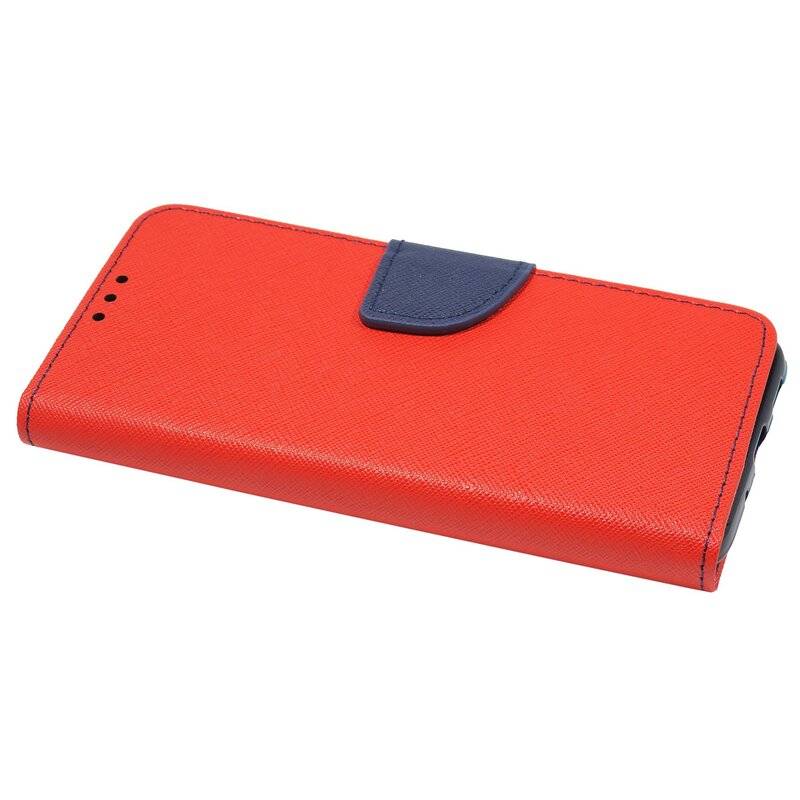 Buch Tasche "Fancy" für XIAOMI MI 10T PRO Handy Hülle Brieftasche Schutzhülle mit Standfunktion, Kartenfach Rot-Blau