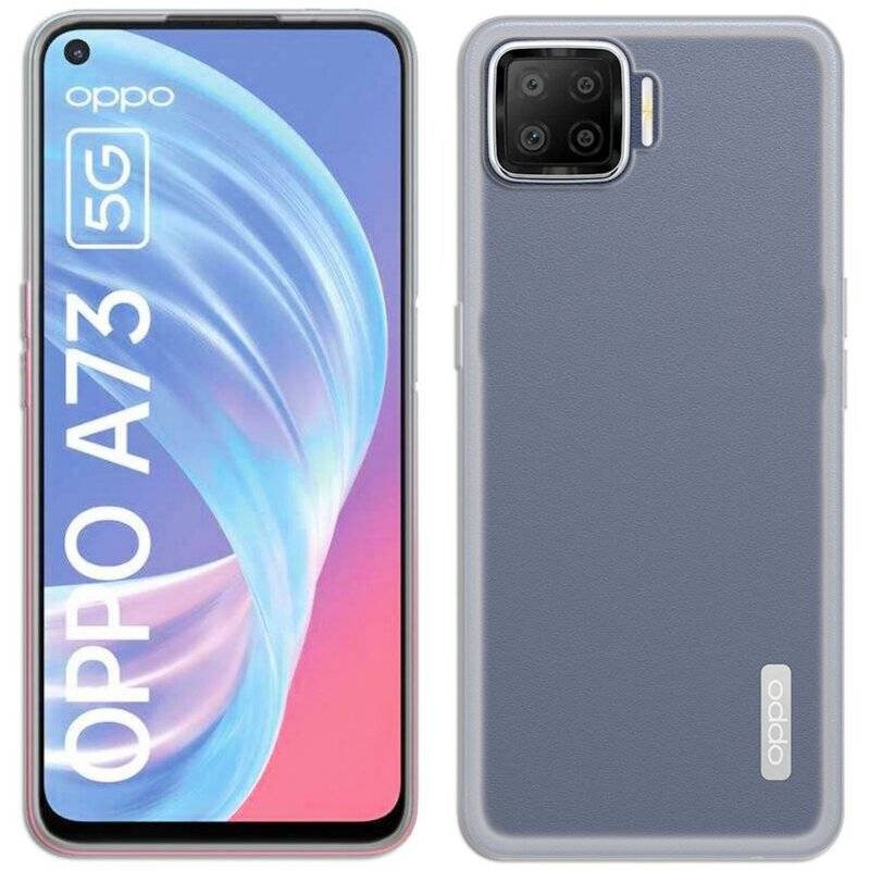 cofi1453® Silikon Hülle Basic kompatibel mit Oppo A73 Case TPU Soft Handy Cover Schutz Transparent
